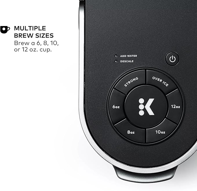Keurig K-Supreme Single Serve K-Cup Pod Coffee Maker MultiStream Technology 4 Brew Sizes 66oz Dual-Position Removable Reservoir Black (Renewed)