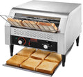 Commercial Conveyor Toaster 450 Slices/Hour Conveyor Belt Toaster Heavy Duty Stainless Steel Commercial Toaster Oven Electric Restaurant Commercial Toaster for Toast Bun Bagel Bread