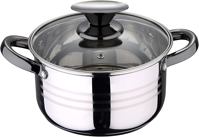 Kitchen Battery 8 Pieces SAN IGNACIO Dina Stainless Steel with pan Set (18/20/22/24/26/28 cm) SAN IGNACIO Daimiel in Forged Aluminum