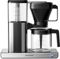 SHARDOR 8-Cup Drip Coffee Maker with Reusable Filter and Glass Coffee PotBlack and Sliver