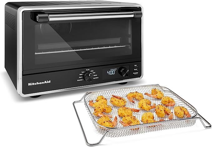 KitchenAid Digital Air Fry Countertop Oven KCO124BM Black Matte