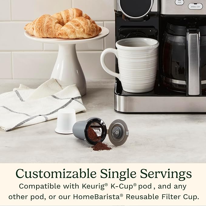 Cuisinart 12-Cup Coffee Maker Single-Serve Brewer Glass Carafe Automatic Hot &amp Iced Coffee Machine Brew Strength Control and Pause SS-16 Stainless Steel