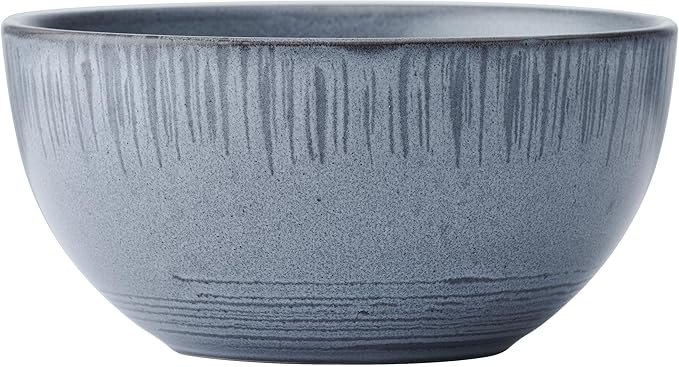 Pfaltzgraff Mystic 12 Piece Plates Bowls Dinnerware Set Service for 4 Blue