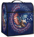 cfpolar Kitchen Aid Mixer Cover Compatible with 6-8 Quarts American Flag Eagle Stand Mixer Cover Kitchen Aid Mixers Accessories Appliance Organizer Bag Dust Covers with Zipper Pocket