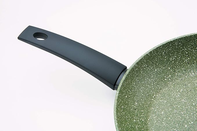 PRESTIGE Eco Non Stick Pots and Pans Set – 5 Piece Recycled Induction Hob Pan Set with Lids Soft Grip Stay Cool Handles Set of 3 Saucepans &amp Set of 2 Frying Pans Green
