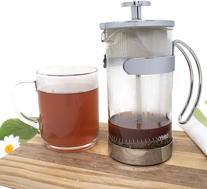 Norpro 5581 Glass/Chrome Coffee/Tea Press 2 Cup