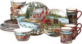 Certified International Lake Retreat 16 pc Dinnerware Set Service for 4