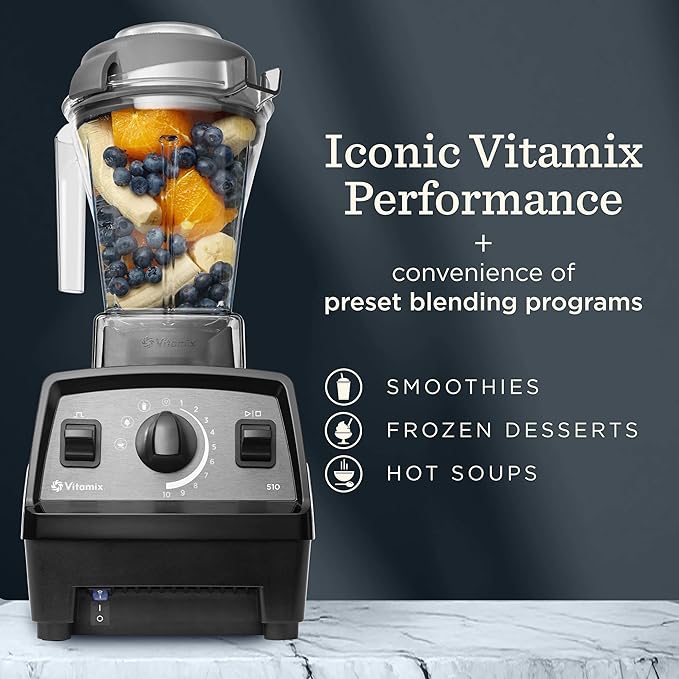 Vitamix Propel Series 510 Blender with Three Blending Programs Professional-Grade Blender for Smoothies and More Stainless-Steel Blades Self-Cleaning Kitchen Appliance 48 Oz Container Slate