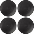 Lenox Lx Collective Black Accent Plates Set of 4 4.35 LBWhite