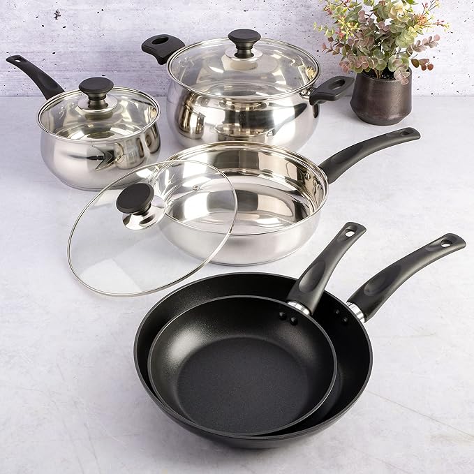 Gibson Home 95 Piece Kitchen in a Box Pots and Pans Cookware Plates and Bowls Dinnerware Cutlery Knife Block Flatware Utensils Tools &amp Gadgets Storage Glasses Set