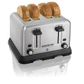 4 Slot Toaster - Extra-Wide 1 3/8-in Slots Will Easily accommodate Bagels Waffles and Artisan breads.24850R