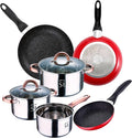 Onil 5-Piece Cookware Set + 3 Frying Pans 16/20/24 cm Aluminium San Ignacio