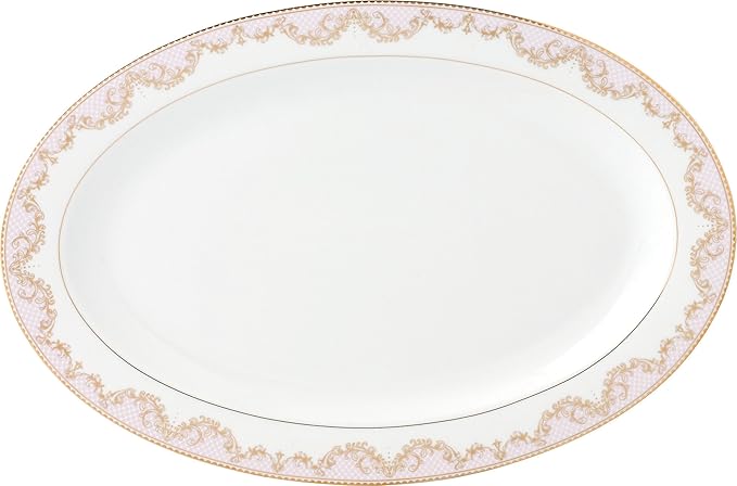Lorren Home Trends 57 Piece 'Beauty' Bone China Dinnerware Set (Service for 8 People) Pink