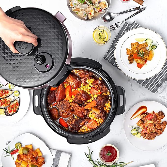 Rice Cooker Household Multi-Function Rice Cooker Thicken Non-Stick Double Liner24H Reservation and Heat Preservation for 2-8 People