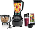 Ninja Kitchen System | All-in-One Food Processor &amp Blender for Smoothies | Includes Pitcher (2) 16 oz. To-Go Cups &amp 8-Cup Bowl | Makes Salsa Dough Shakes &amp Frozen Drinks | 1500W | Blac