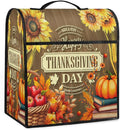 cfpolar Kitchen Aid Mixer Cover Compatible with 6-8 Quarts Thanksgiving Sunflower Pumpkin Apples Stand Mixer Cover Kitchen Aid Mixers Accessories Appliance Organizer Bag Dust Covers with Zipper Pocket