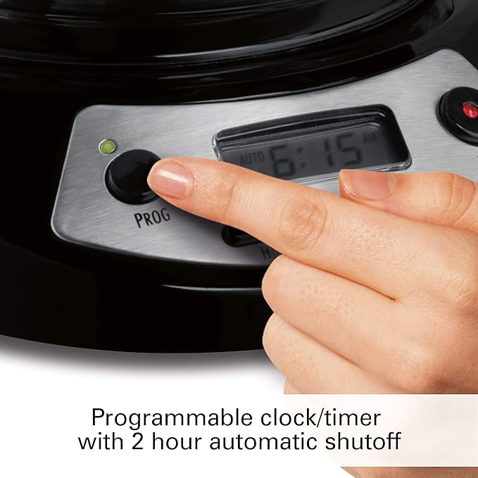 Hamilton Beach 46299 Programmable Coffee Maker Black (Renewed)