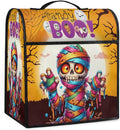 cfpolar Kitchen Aid Mixer Cover Compatible with 6-8 Quarts Halloween Skeleton Mummy Stand Mixer Cover Kitchen Aid Mixers Accessories Appliance Organizer Bag Dust Covers with Zipper Pocket