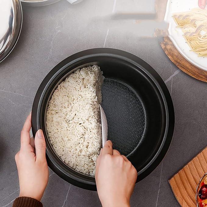 Rice Cooker with Steamer Home Old Fashioned Rice Cooker Automatic Thermal InsulationNon-Stick Innerfor 1-8 People (2L) ()