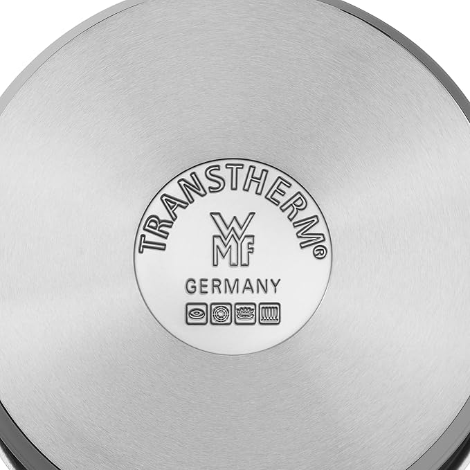 WMF 1.4L Stainless Steel Cooking Pot 16cm Silver Brushed Finish Includes Lid Suitable for All Stove Tops Dishwasher Safe
