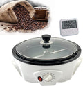 500g Coffee Bean Roaster Household Coffee Roasters Machine with Timer Electric Coffee Beans Roaster 0-240℃ Non-Stick for Cafe Shop Home Use. 110V
