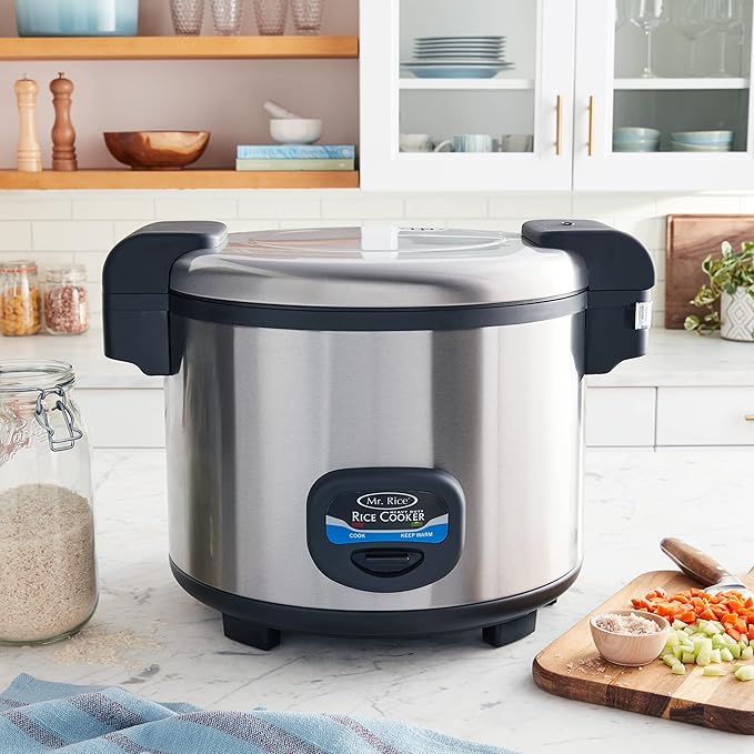 Sunpentown SC-5400S 35-Cup Stainless-Steel Heavy-Duty Rice Cooker