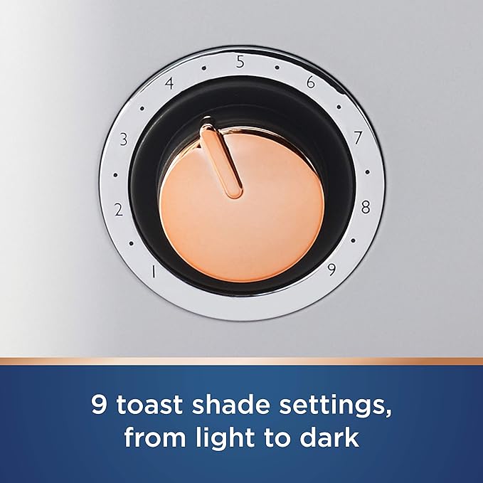 Oster 2 Slice Toaster Metropolitan Collection with Rose Gold Accents