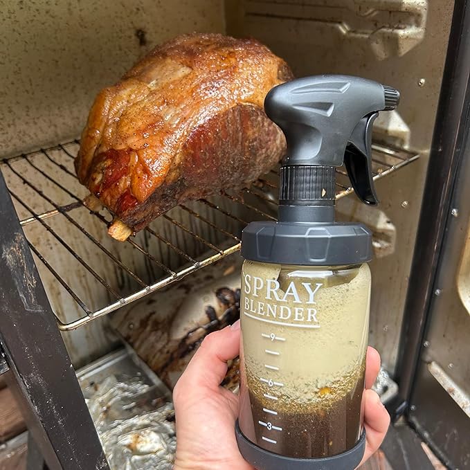 Create Plant-Based Sprays in Minutes with Powerful Electric Blender &amp Glass Spray Bottle Perfect for BBQ Grilling &amp BPA-Free Food-Grade