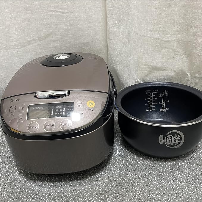 Rice Cooker - 4L Intelligent Rice Cooker Large Capacity Steamer For Household Use Multifunctional Rice Cooker Non-stick Spherical Inner Liner Can Keep Warm For A Long Time