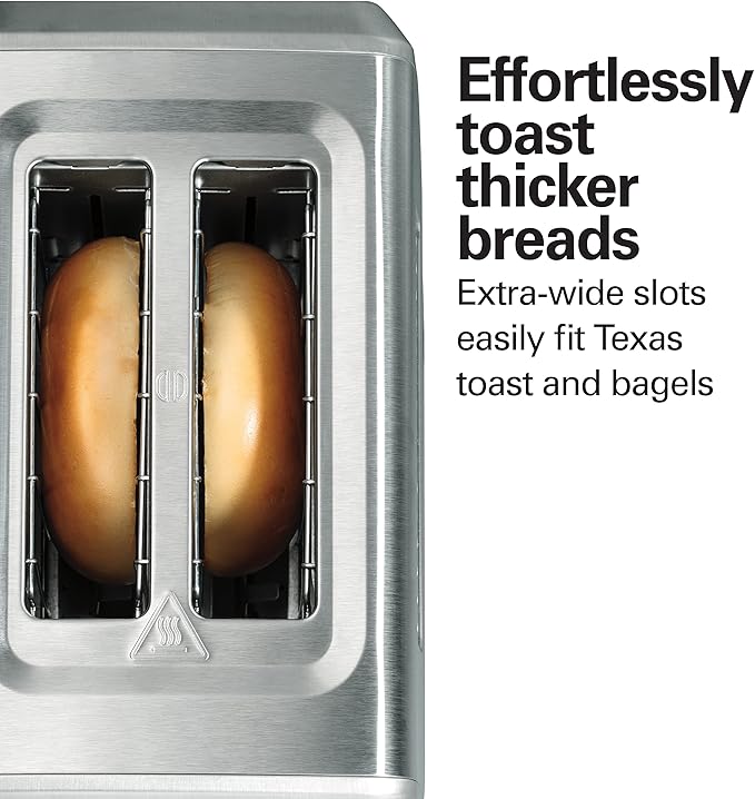 Hamilton Beach 2 Slice Toaster 22794 with Extra Wide Slots &amp Hand Mixer 62695V with 6 Speeds QuickBurst &amp Storage Case