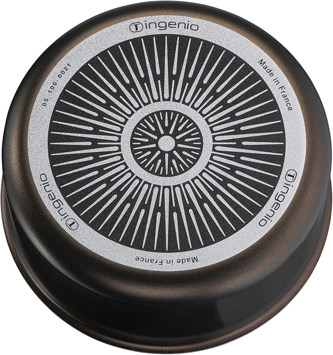 Tefal Ingenio Saucepan 16 cm 1.5 L Non-Induction Non-Stick Coating Stackable Dishwasher-Safe Easy Plus L1502802 Black Silver