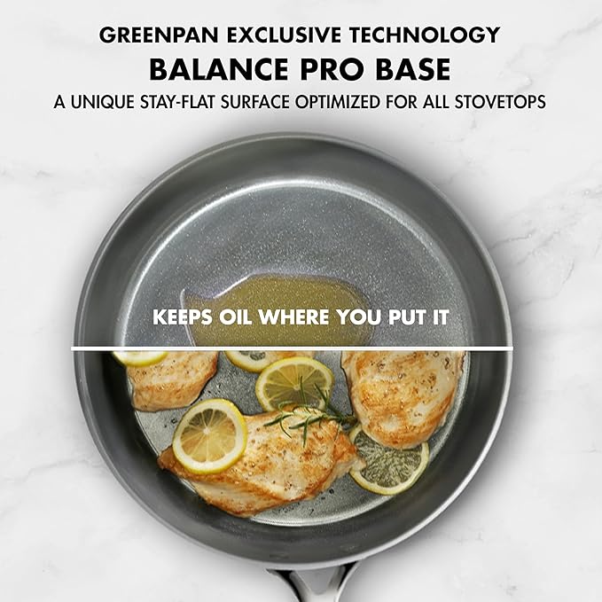 GreenPan GP5 Hard Anodized Healthy Ceramic Nonstick 9.5” and 11” Frying Pan Skillet Set 8-in-1 Programmable 6QT Electric Slow Cooker 5-Piece Cooking Utensil Set PFAS &amp PFOA-Free Blue