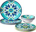 Certified International GRAN12PC Granada Melamine 12 pc Dinnerware Set Service for 4 Multicolored