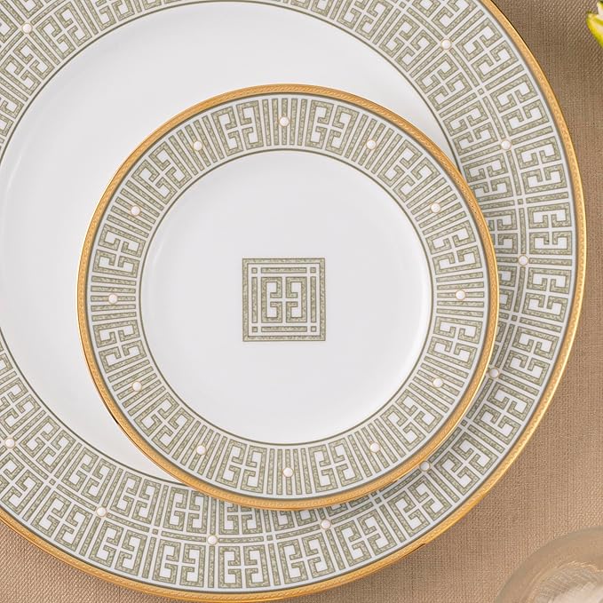 Noritake Infinity Green Gold 5-Piece Place Setting Service for 1
