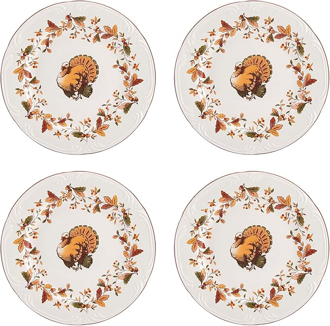 Pfaltzgraff Autumn Berry 16 Piece Dinnerware Set Service for 4 Multi Colored