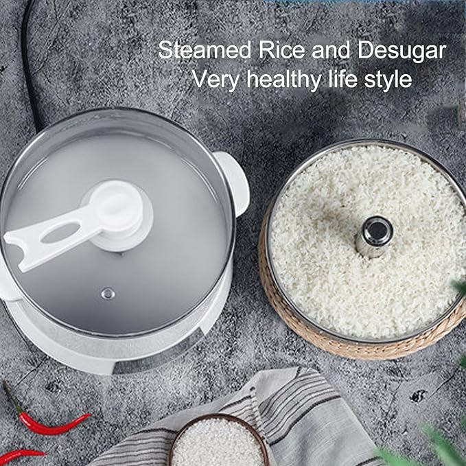 Low Sugar Carbrice Cooker 4L Electric Rice Cooker with 110V Fast Heating 24H Delay Start and Keep Warm Function Rice Maker for Perfectly Cooked Grains