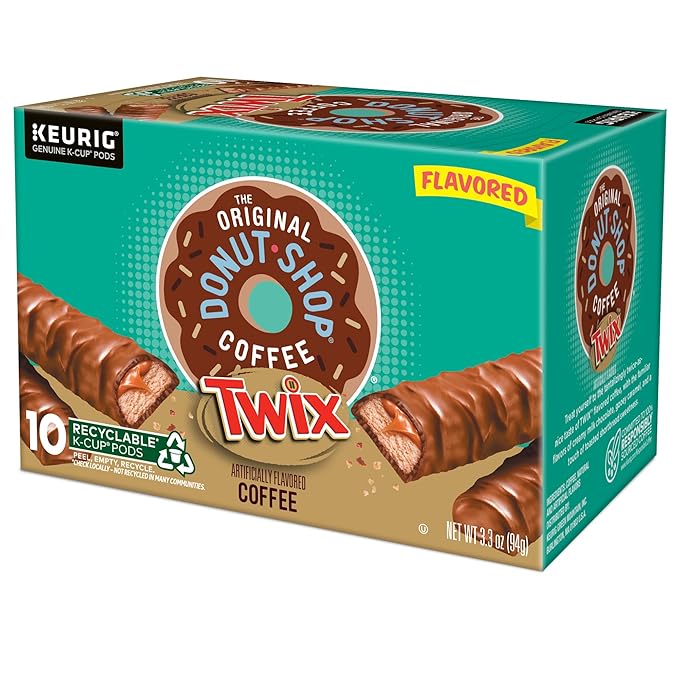 The Original Donut Shop TWIX Coffee Keurig Single Serve K-Cup Pods 60 Count (6 Packs of 10)