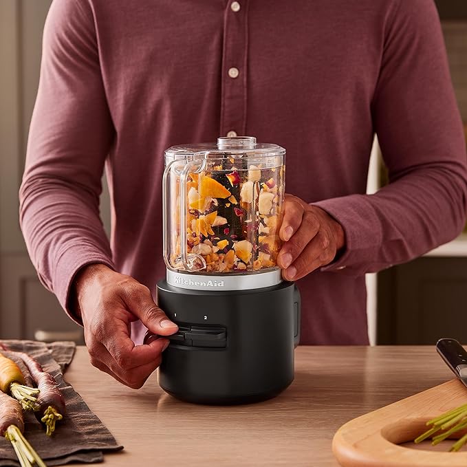 KitchenAid Go™ Cordless Food Chopper - battery included KFCR531 Black Matte