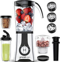 Smoothie Blender Food Processor Combo 13 Piece All-in-One Kitchen System with Grinder Meat Chopper 4 in 1with 4 BPA-Free Cups(10oz-42oz) ShakesBaby FoodBlendingDishwasher SafeIdeal Gift