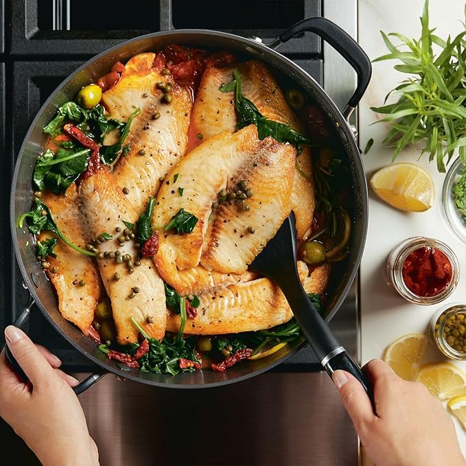 KitchenAid Hard Anodized Nonstick Cookware/Pots and Pans Set 10 Piece - Matte Black