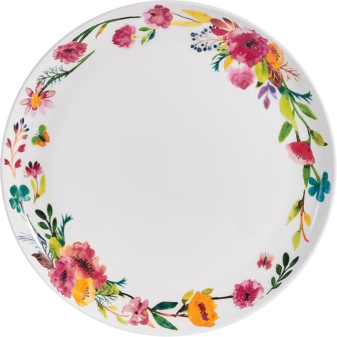 Mikasa Karina Bone China Lightweight Chip Resistant 12 Piece Dinnerware Set Service for 4