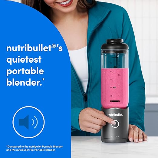nutribullet Flex Portable Blender NBPB50200 Gunmetal Gray