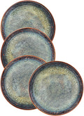 Ceramic Dinner Plates Dish SetSet of 4for Lunch snacks -Microwave Oven &amp Dishwasher SafeScratch ResistantDinnerware Kitchen Porcelain Serving Dishes 10 Inch Round