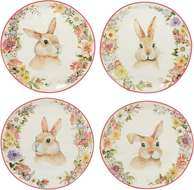 Certified International Easter Garden 16 pc Dinnerware Set Service for 4 Multicolored