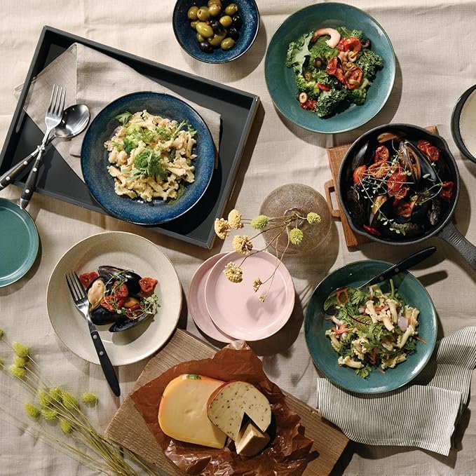 Aito Seisakusho 567-502 Mino Ware Natural Color Dinnerware Set Living Alone 6-Piece Set Gray Dishwasher Microwave Safe Made in Japan