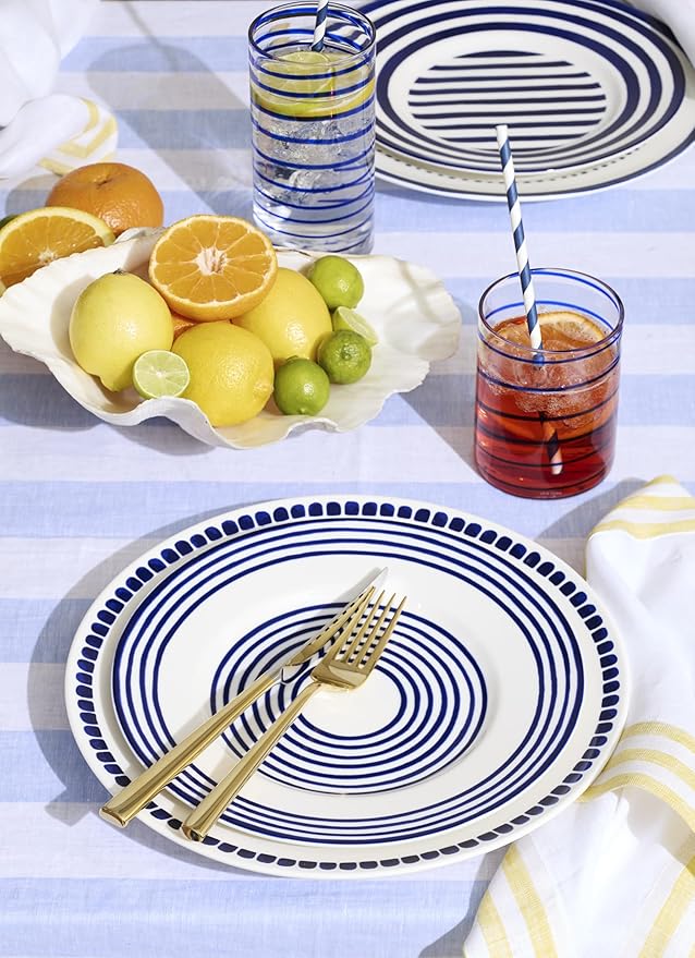 Kate Spade New York Charlotte Street North Dinner Plate 1.65 LB Blue