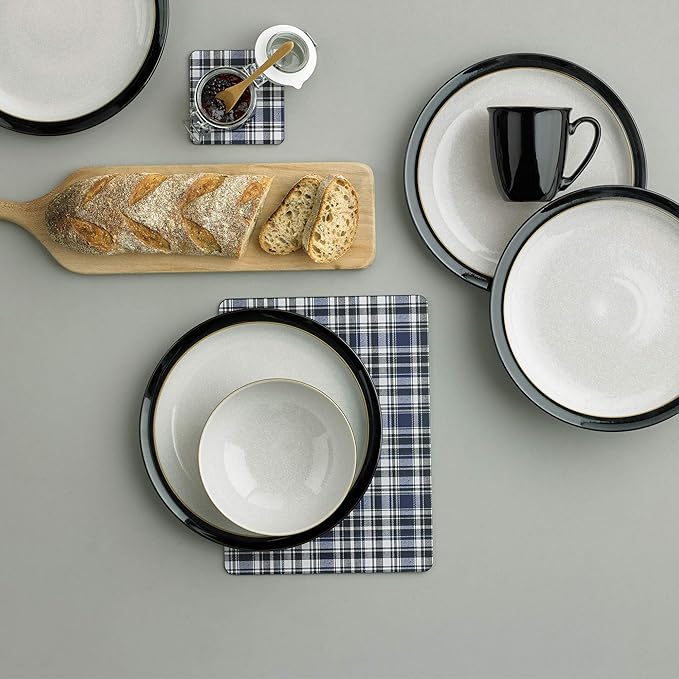 Denby Plate Stoneware Black