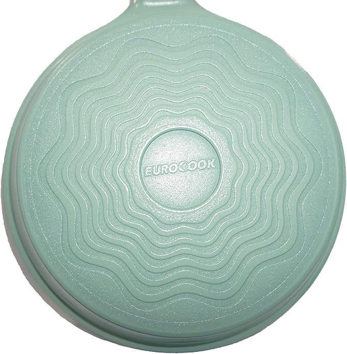 EUROCOOK JADE powder COATED Non-Stick frying PAN SET made of aluminum non-stick coating ceramic 3 piece SET PFOA Free HEALTHY FAST FAT FREE cooking NEWARE