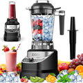 Professional Blender 2000W Smoothie Countertop Blenders for Kitchen7 Preset Programs for Ice Crush/Frozen Drinks/Dips/Nut Butter High Speed Dishwasher Safe (Dark)
