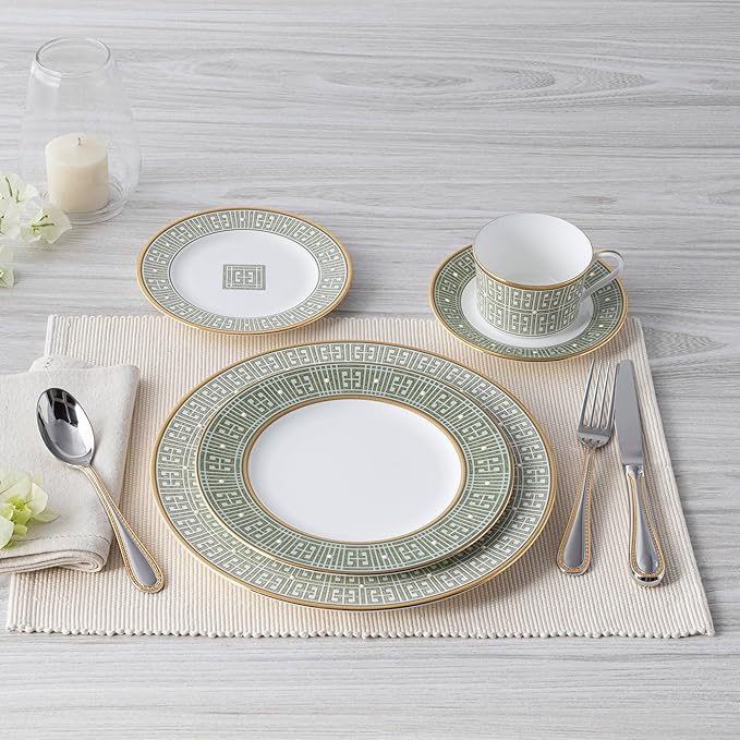 Noritake Infinity Green Gold 5-Piece Place Setting Service for 1